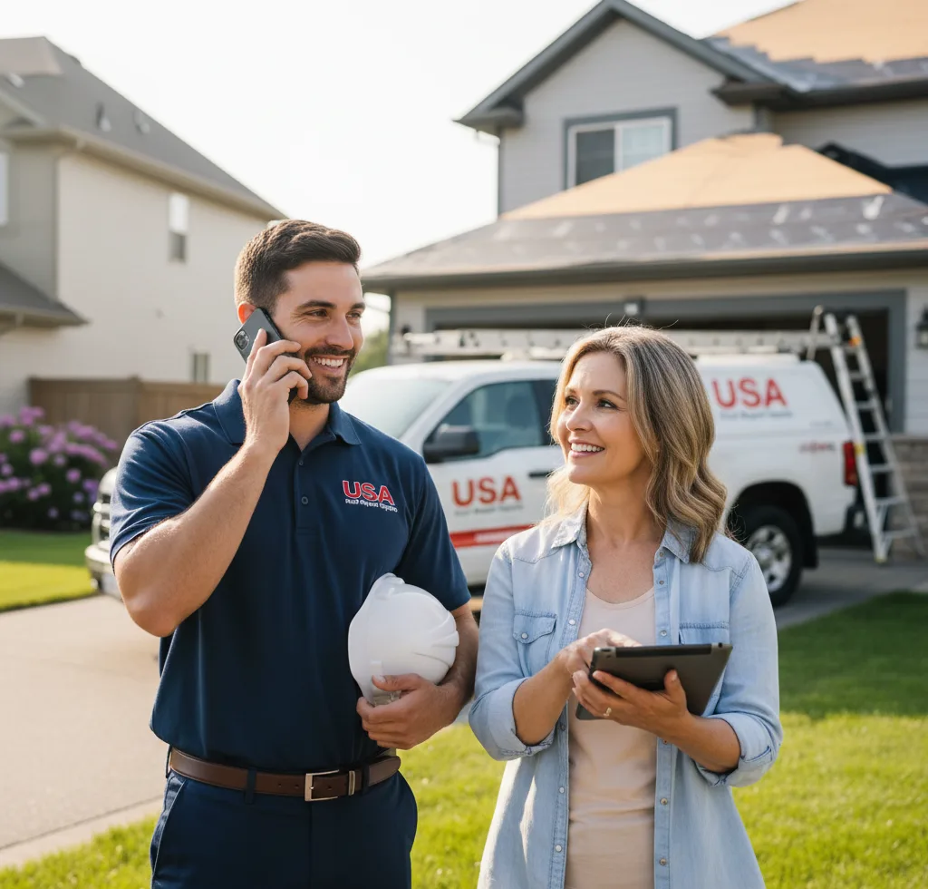 USA Roof Repair Experts customer support in Clifton